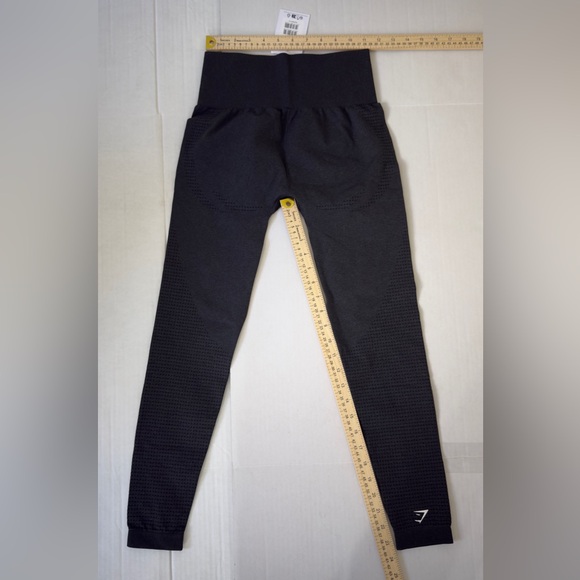 Gymshark black VITAL SEAMLESS 2.0 LEGGINGS size medium NWT - Picture 5 of 7